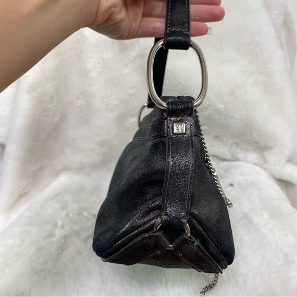 Juicy Couture Vintage Gray Metallic Shoulder purse - Picture 6 of 16